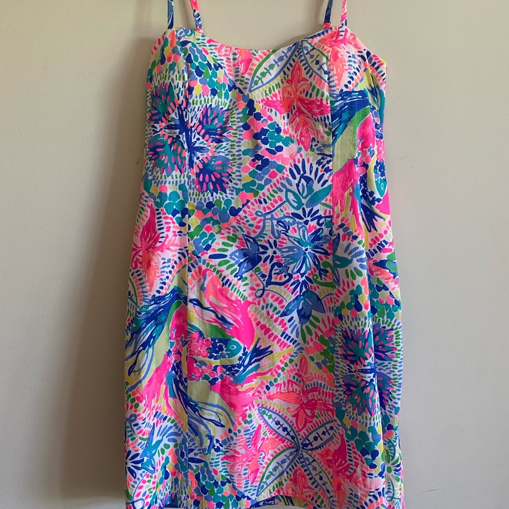 LILY PULITZER | Patterned Tank Dress & BowTie Back